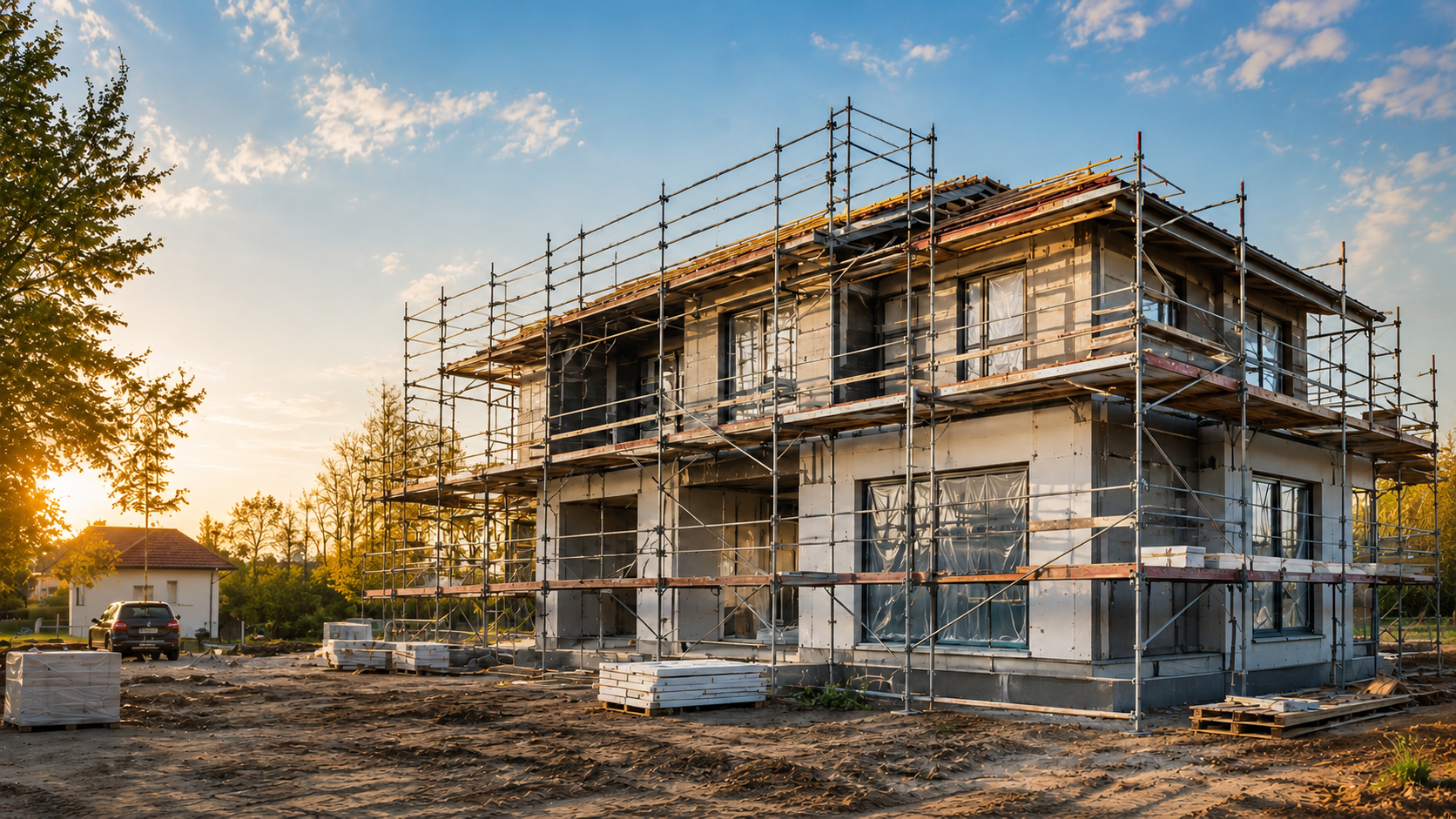 maison en construction � antibes
